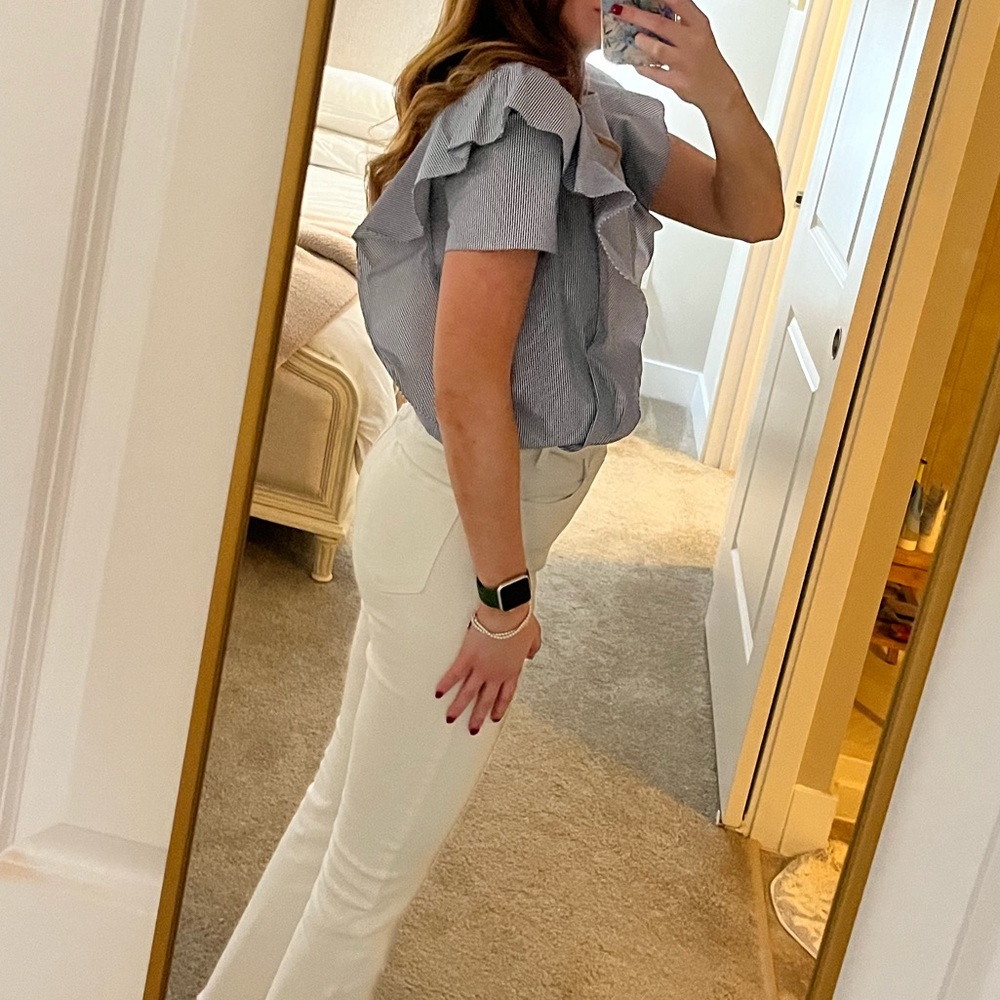 Ann Taylor Small Stripe Top